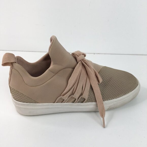 Steve Madden Lancer Pull on Sneaker Peach Tan  Size 7M - Picture 11 of 11
